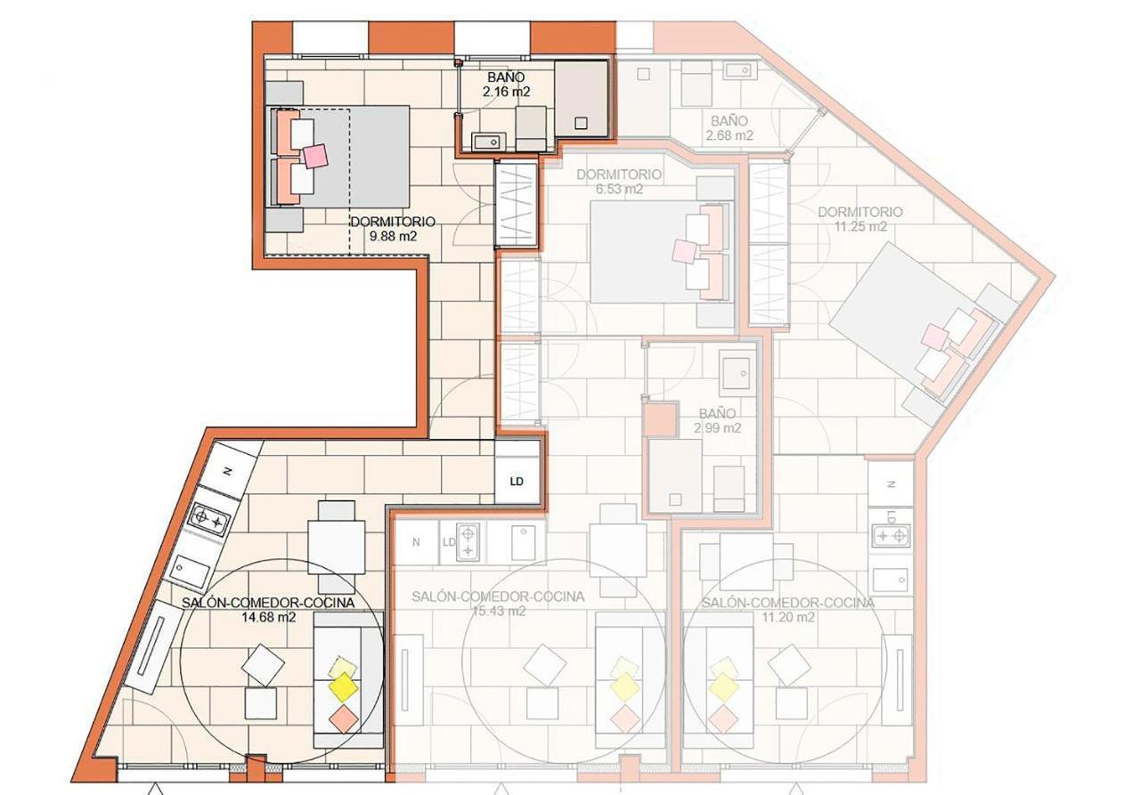 New 1 Min Metro, Cozy 1 Bed Close To Downtown, Wifi A Мадрид Екстериор снимка